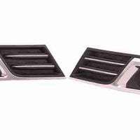 FOG LAMP BEZEL FR RH MATTE BLACK W/CHROME MOULDING/TRIM LTZ MODEL