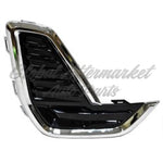 FOG LAMP COVER FR RH GLOSS BLACK W/CHROME — photo 1