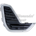 FOG LAMP COVER FR RH GLOSS BLACK W/CHROME — photo 2