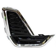 FOG LAMP COVER FR RH GLOSS BLACK W/CHROME