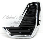 FOG LAMP BEZEL FR RH GLOSS BLACK W/CHROME — photo 1