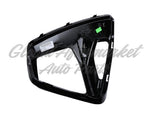 HEAD LAMP BEZEL RH PTD BLACK W/CHROME MOLDING — photo 2