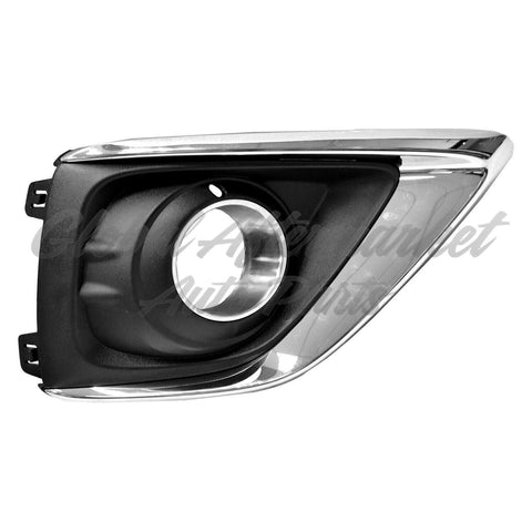 FOG LAMP BEZEL RH BLACK W/CHROME MOLDINGS