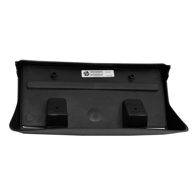LICENSE PLATE BRACKET FR MATTE BLACK FOR PAINTED BUMPER