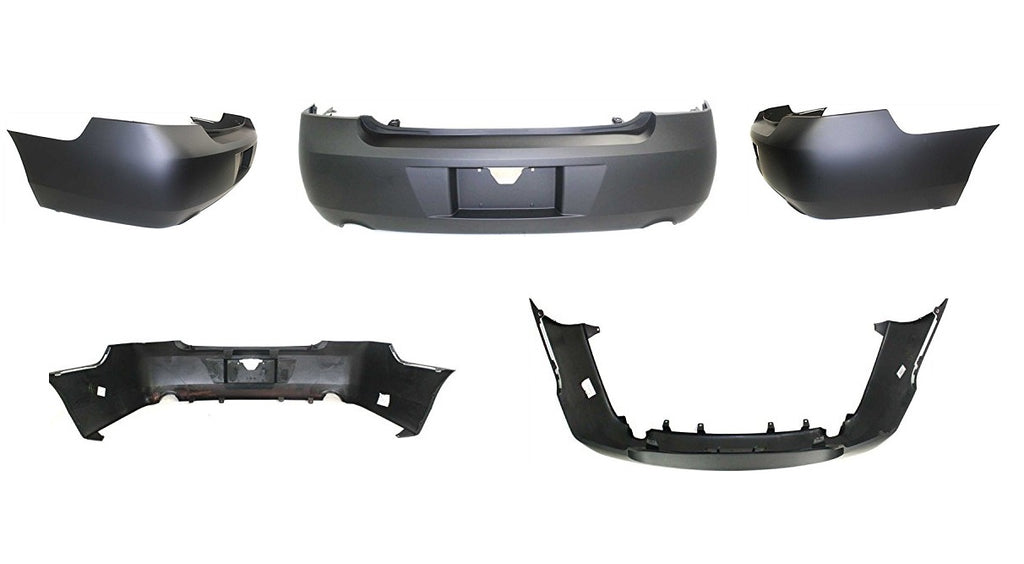 BUMPER RR PRIMED W/DUAL EXHAUST LT/LTZ/SS/POLICE MODEL CAPA