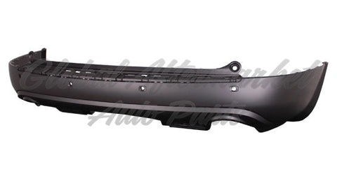 BUMPER RR PRIMED W/PARKING AID SENSOR HOLE