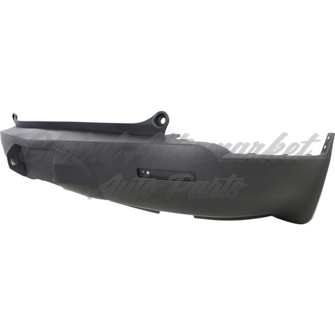 BUMPER RR SINGLE EXHAUST TEXTURED W/O SENSOR HOLE CAPA