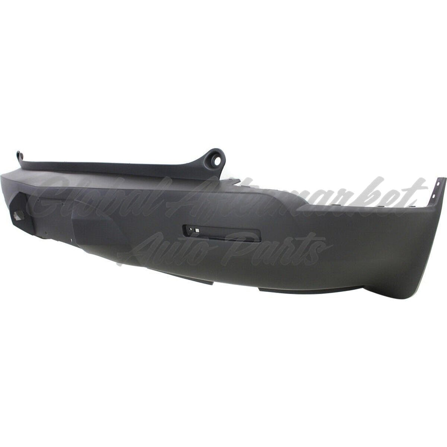 BUMPER RR SINGLE EXHAUST TEXTURED W/O SENSOR HOLE CAPA