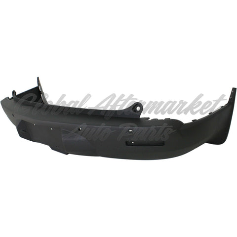 BUMPER RR SINGLE EXHAUST TEXTURED W/SENSOR HOLE