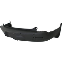 BUMPER RR SINGLE EXHAUST TEXTURED W/SENSOR HOLE CAPA