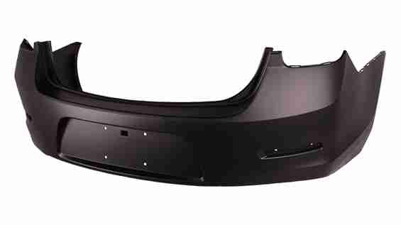 BUMPER RR PRIMED W/O SENSOR/CAMERA