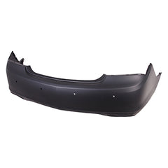 BUMPER RR PRIMED DUAL EXHAUST W/SENSOR W/O SIDE SENSOR