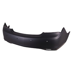BUMPER RR PRIMED DUAL EXHAUST W/PARK/SIDE SENSORS