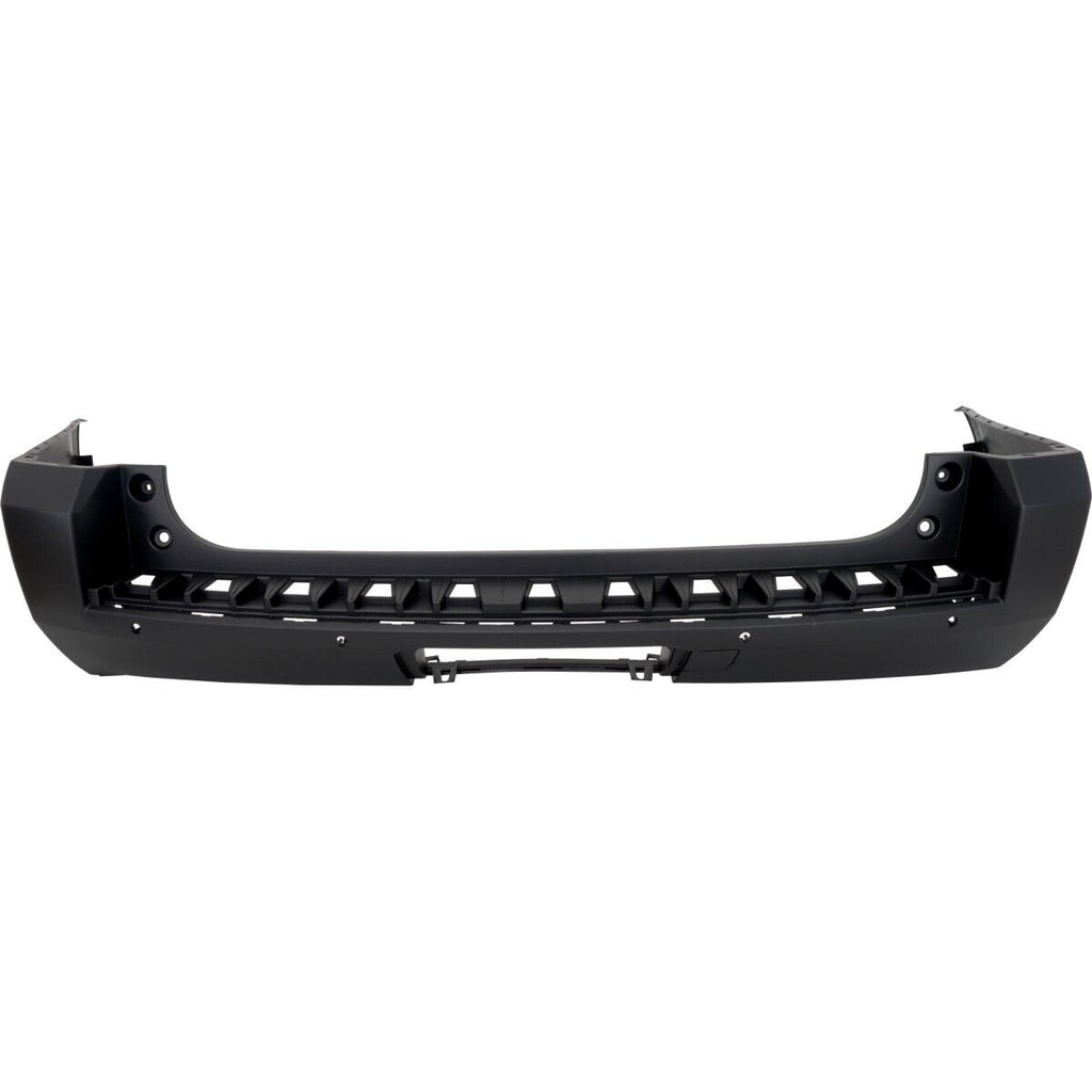 BUMPER RR PRIMED PTM W/BLIND SPOT/SENSOR CAPA