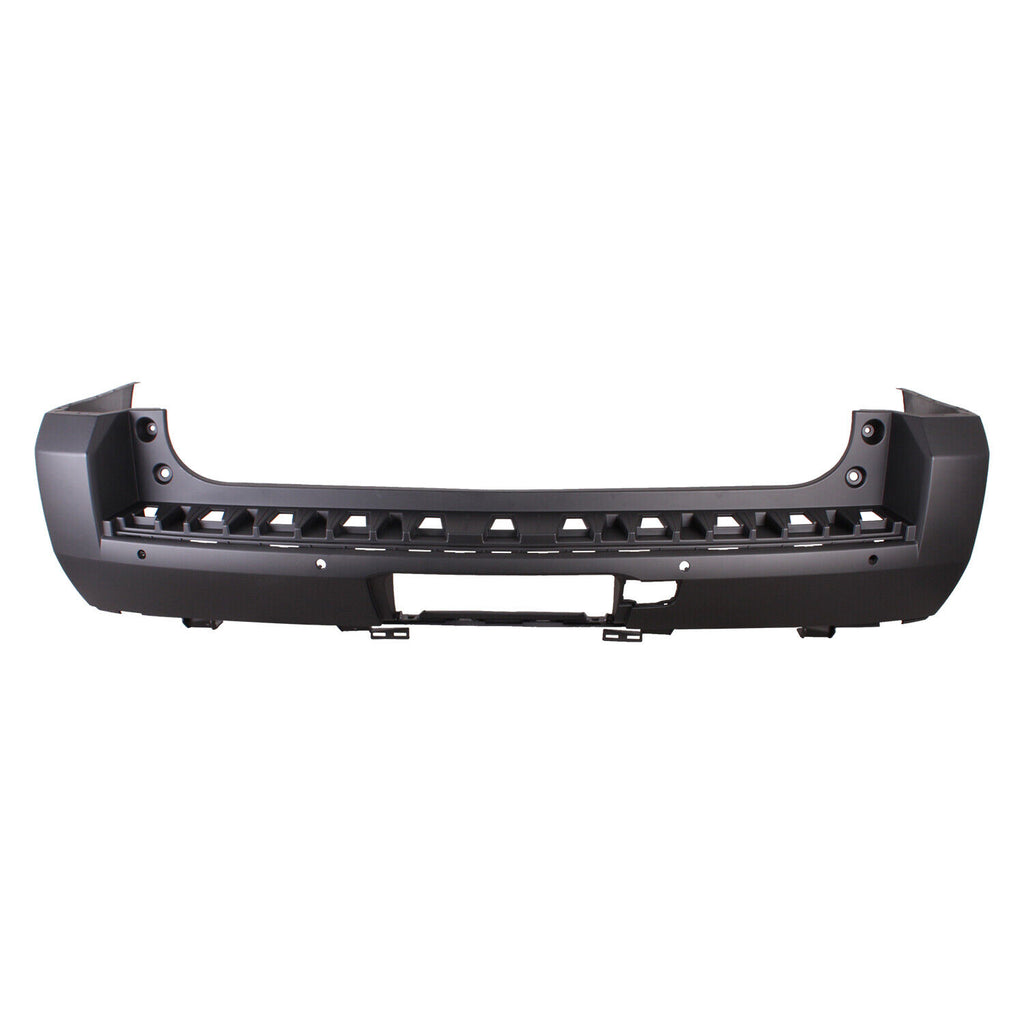 BUMPER RR PRIMED PTM W/BLIND SPOT/SENSOR CAPA