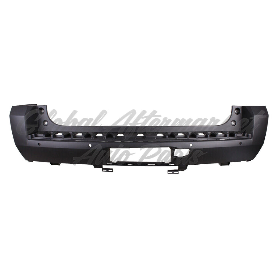 BUMPER RR PRIMED PTM W/BLIND SPOT/SENSOR CAPA