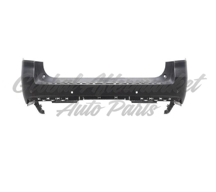 BUMPER RR PRIMED PTM W/BLIND SPOT/SENSOR CAPA