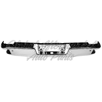 BUMPER FACE BAR RR CHROME W/CORNER STEP/SENSOR
