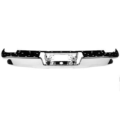 BUMPER FACE BAR RR CHROME W/CORNER STEP W/O SENSOR