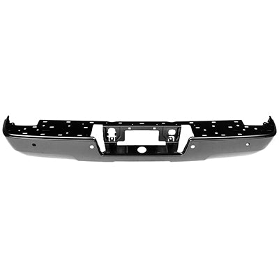 BUMPER RR BLACK PTM W/O CORNER STEP W/SENSOR