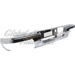 BUMPER FACE BAR RR CHROME W/SENSOR STEEL — photo 2