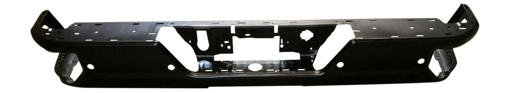 BUMPER FACE BAR RR STEEL BLACK PTM W/BLIND SPOTS/ SINGLE EXHAUST