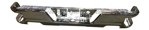 BUMPER FACE BAR RR STEEL CHROME DUAL EXHAUST W/O BLIND SPOTS / SENSOR