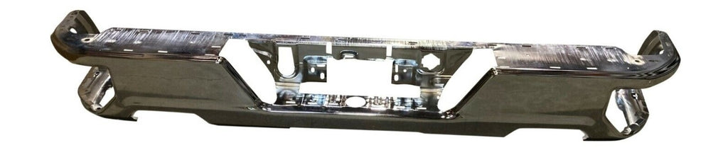 BUMPER FACE BAR RR STEEL CHROME DUAL EXHAUST W/O BLIND SPOTS / SENSOR
