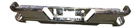 BUMPER FACE BAR RR STEEL CHROME DUAL EXHAUST W/O BLIND SPOTS / SENSOR