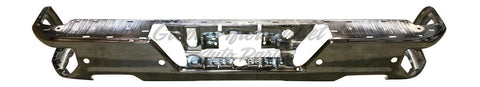 BUMPER FACE BAR RR STEEL CHROME W/BLIND SPOTS/ SENSOR/ DUAL EXHAUST