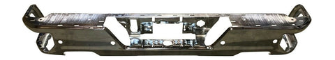 BUMPER FACE BAR RR STEEL CHROME W/BLIND SPOTS/ SENSOR/ DUAL EXHAUST