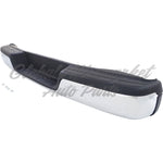 BUMPER RR ASSY CHROME W/O SENSOR W/BLACK PADS 03-25 W/ BRACKETS/ END CAPS/ FITS 18-25 W/O BLIND SPOT — photo 4