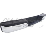 BUMPER RR ASSY CHROME W/O SENSOR W/BLACK PADS 03-25 W/ BRACKETS/ END CAPS/ FITS 18-25 W/O BLIND SPOT CAPA — photo 3