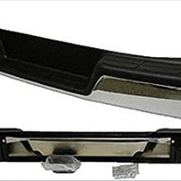 BUMPER RR ASSY CHROME W/O SENSOR W/BLACK PADS 03-25 W/ BRACKETS/ END CAPS/ FITS 18-25 W/O BLIND SPOT