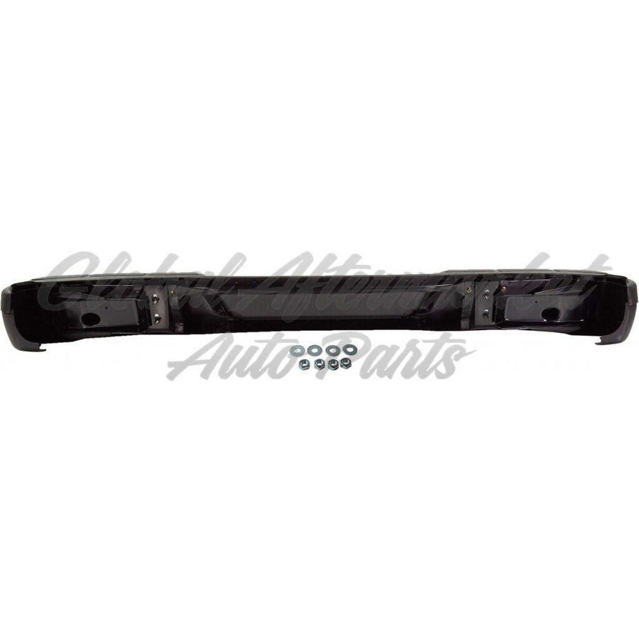 BUMPER RR ASSY BLACK W/O SENSOR W/BAR/ PAD TRUE MATCH TO 2003 UP COLOR/ FITS 18-25 W/O BLIND SPOT CAPA