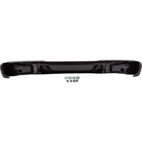 BUMPER RR ASSY BLACK W/O SENSOR W/BAR/ PAD TRUE MATCH TO 2003 UP COLOR/ FITS 18-25 W/O BLIND SPOT CAPA