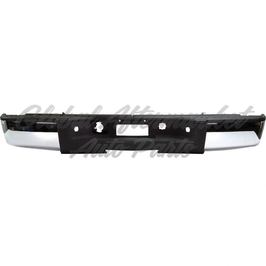BUMPER RR ASSY CHROME W/REBAR/HITCH W/O SENSOR
