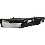 BUMPER RR ASSY CHROME W/REBAR/HITCH W/O SENSOR — photo 2