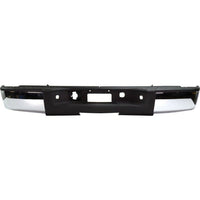 BUMPER RR ASSY CHROME W/REBAR/HITCH W/O SENSOR