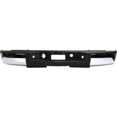 BUMPER RR ASSY CHROME W/REBAR/HITCH W/O SENSOR
