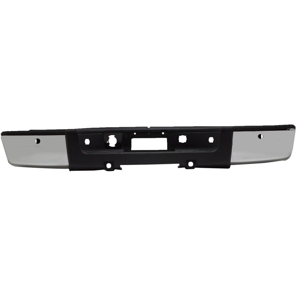 BUMPER RR ASSY CHROME W/OUTER PADS/END CAPS/SENSOR