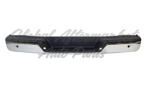 BUMPER FACE BAR RR CHROME W/SENSOR W/O BLIND SPOT