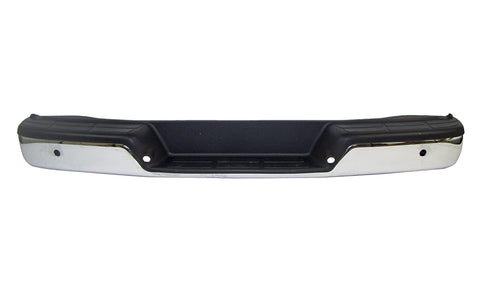 BUMPER FACE BAR RR CHROME W/SENSOR W/O BLIND SPOT