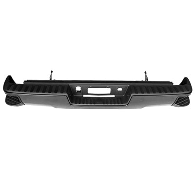 BUMPER RR ASSY BLACK W/CORNER STEP W/O SENSOR