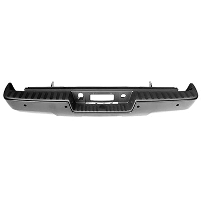 BUMPER RR ASSY BLACK W/O CORNER STEP W/SENSOR