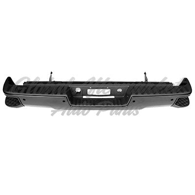 BUMPER RR ASSY BLACK W/CORNER STEP/SENSOR