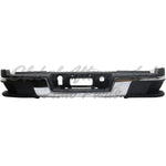BUMPER RR ASSY CHROME W/PADS/BRACKETS/LAMPS W/O SENSOR — photo 1