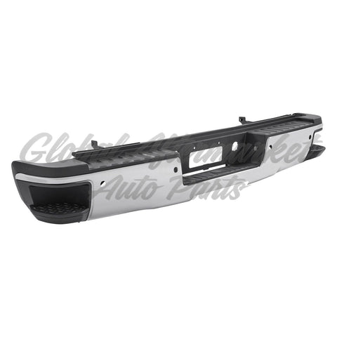BUMPER RR ASSY CHROME W/SENSOR