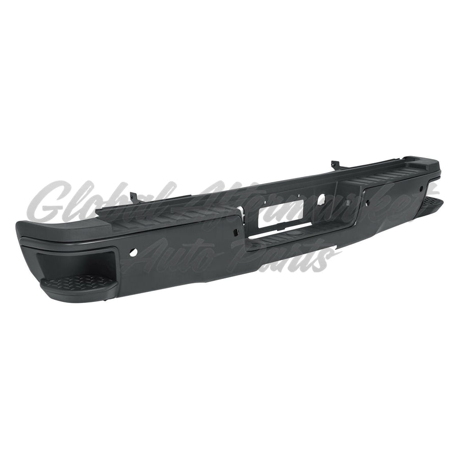 BUMPER RR ASSY BLACK PTM W/SENSOR