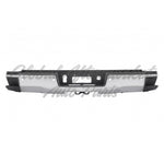 BUMPER RR ASSY CHROME W/SENSOR — photo 1